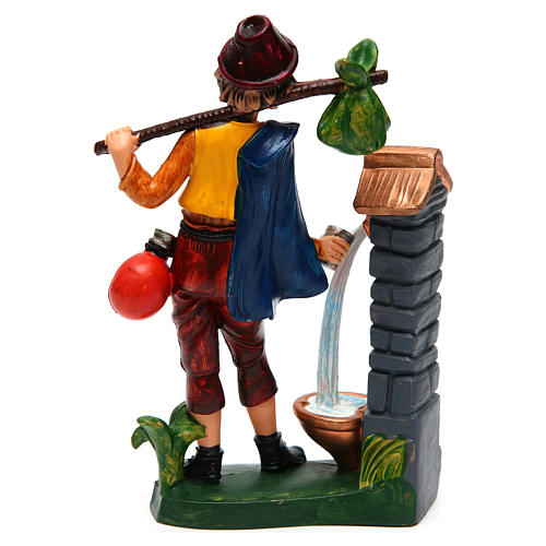 Jovem à fonte 16 cm presépio 2