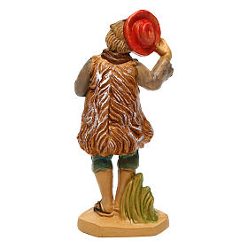 Uomo con cappello per presepe di 10 cm 