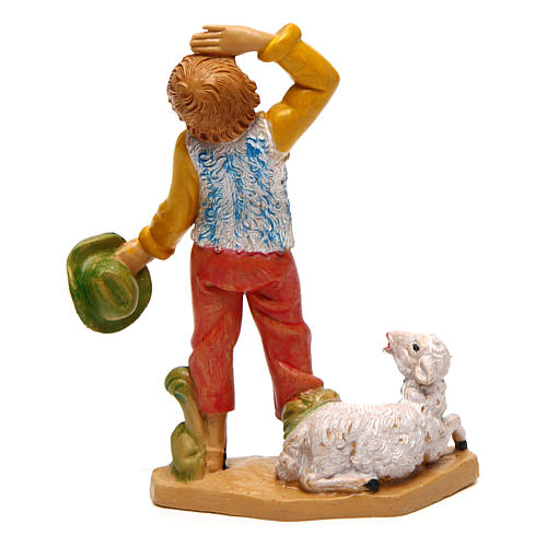 Verwunderter Mann für 10 cm Krippe 2
