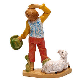 Uomo meravigliato 10 cm presepe