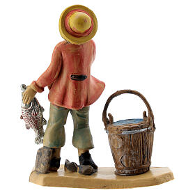 Homme poissonnier de 10 cm crèche