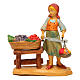 Woman with fruits for nativity scene 10 cm s1