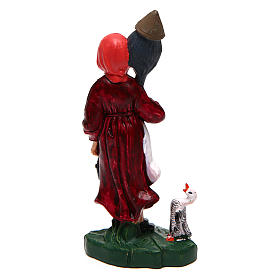 Donna con lana di 10 cm presepe