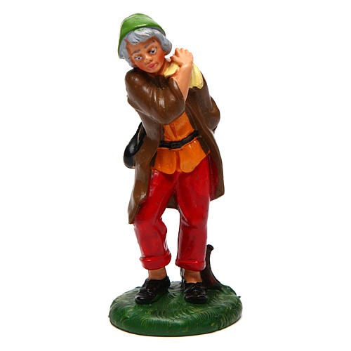 Uomo con sacco di 10 cm presepe 1
