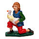 Boy with goose for Nativity Scene 10 cm s1