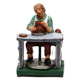 Man Doing Pottery For A 10 cm Nativity