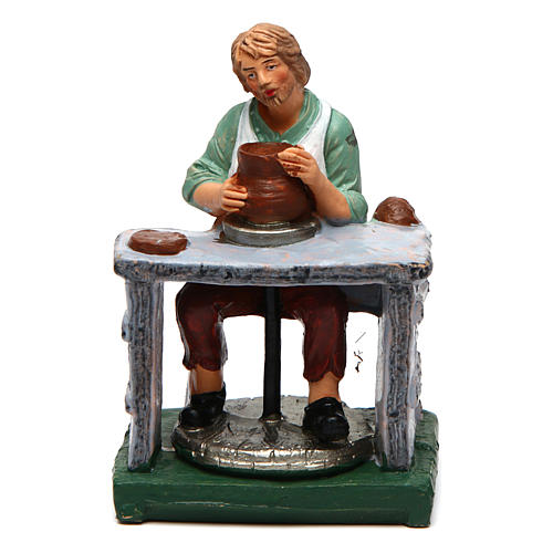 Man Doing Pottery For A 10 cm Nativity 1