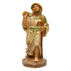 Uomo con bastone per presepe di 10 cm 