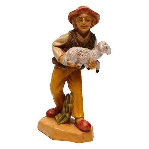 Man with sheep for Nativity Scene 10 cm 1