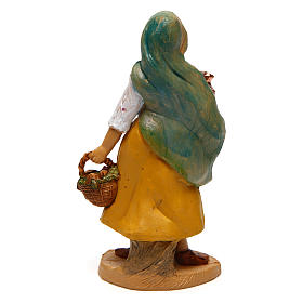 Woman with Basket and Vase for 10 cm Nativity