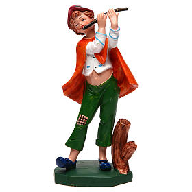 Man with flute for Nativity Scene 16 cm
