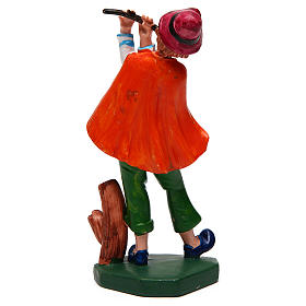 Man with flute for Nativity Scene 16 cm