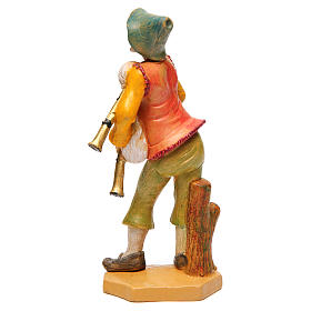 Man with bagpipe for Nativity Scene 16 cm