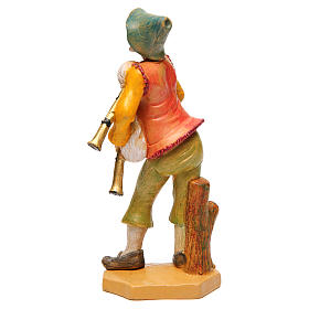 Uomo con zampogna per presepe di 16 cm