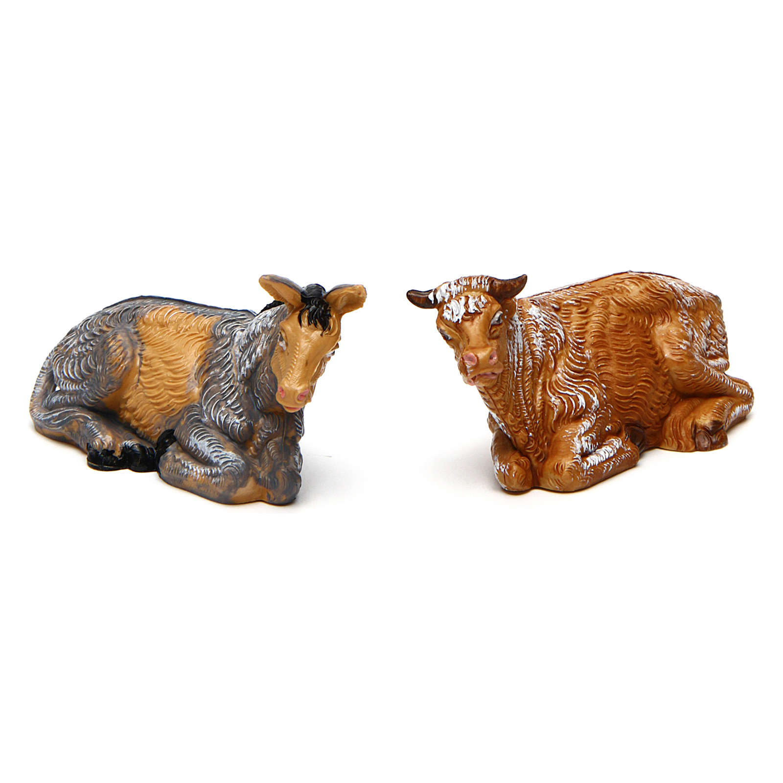 Belén completo 9 piezas 6 cm tipo madera | venta online en HOLYART