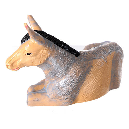 Donkey in PVC for 12 cm nativity scene 3