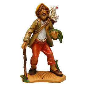 Uomo con pecora 12 cm presepe