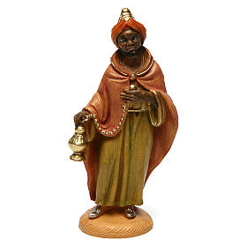 Re magio Baldassare 12 cm pvc presepe