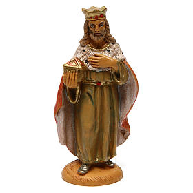 Re magio Melchiorre 12 cm pvc presepe