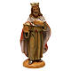 Rei mago Melchior 12 cm pvc presépio s1