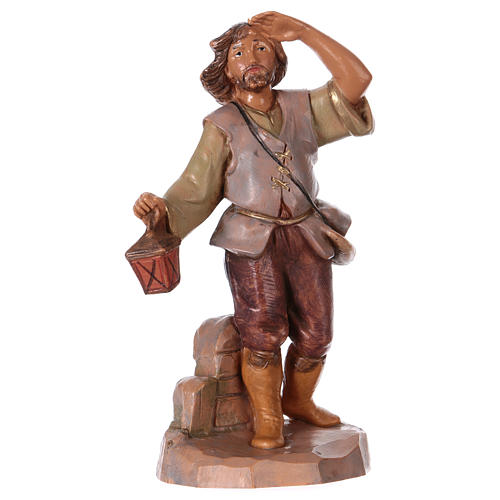 Statuina Presepe Fontanini 167 | Pastore Il Maestro | 12 Cm | Artigianale Per Collezione E Decorazione Natalizia