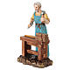 Carpenter at work table for 10 cm Nativity scene, Martino Landi s2