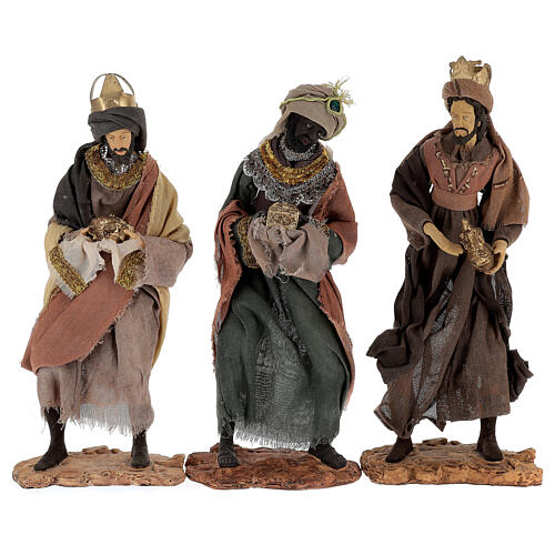 Three Wise Kings in resin Shabby Chic style, 35 cm 1
