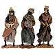 Three Wise Kings in resin Shabby Chic style, 35 cm s1