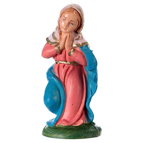 Santon Vierge en prière 10 cm pvc 1