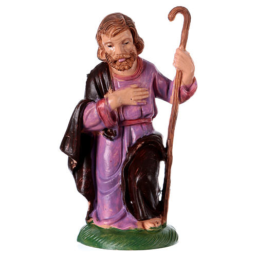 Krippenfigur Heiliger Josef für 10 cm Krippe aus PVC 1