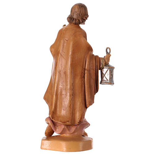 Krippenfigur Heiliger Josef für 16 cm Krippe aus PVC mit Holzeffekt 2