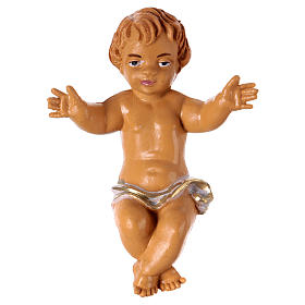 Enfant Jésus et berceau pour Nativité 16 cm pvc