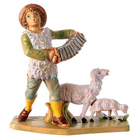 Accordion player figurine for 10 cm Nativity Scene