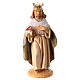 Statua Re Magio Melchiorre 10 cm per presepe s1