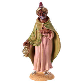 Wise king Balthasar figurine for Nativity Scene 10 cm