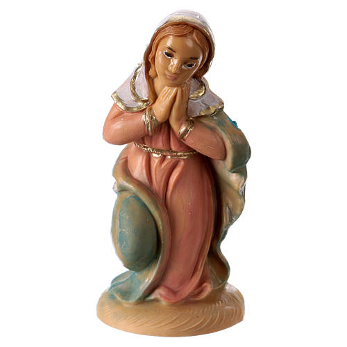 Peça Virgem Maria para presépio com figuras altura média 10 cm 1