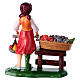 Woman with fruits figurine for Nativity Scene 10 cm s2