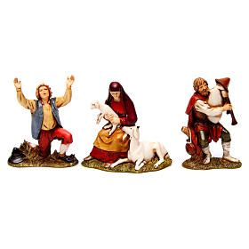 Magie Di Natale Mouton En Polyrésine Pour Crèche De Noël - Petite Taille (12,5x12,5x5 Cm), Décoration Sainte Famille