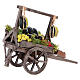 Verkaufswagen mit Früchten 15x15x6 cm für neapolitanische Krippe s2