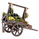 Carrinho com frutas e legumes miniatura presépio napolitano 13x16,5x6,5 cm s2