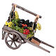 Cart with fruit for Neapolitan Nativity Scene 15x15x6 cm s1
