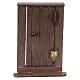 Porta de madeira altura real 15 cm presépio napolitano s1