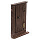 Porta de madeira altura real 15 cm presépio napolitano s4