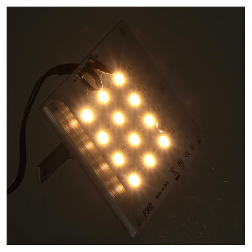 Lâmpada LED luz quente difusa 12V 4W para presépio de Natal 3