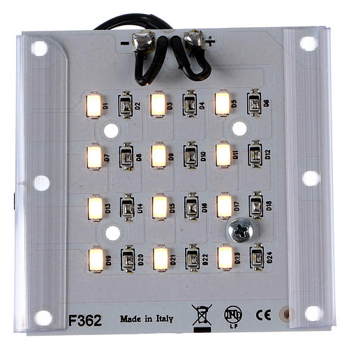 LED warm light, diffused lights for fading 12V 4W for nativity scenes 1