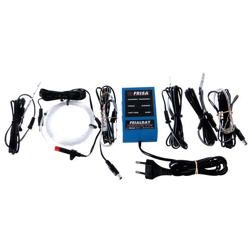 Frialday, centralka LED do szopki + zestaw świateł: świt, dzień, zmierzch, noc 3