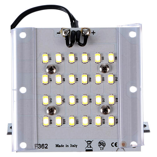 LED-Strahler, warmes diffuses Licht für Überblendungen, 12 V, 7W, für DIY-Krippe 1