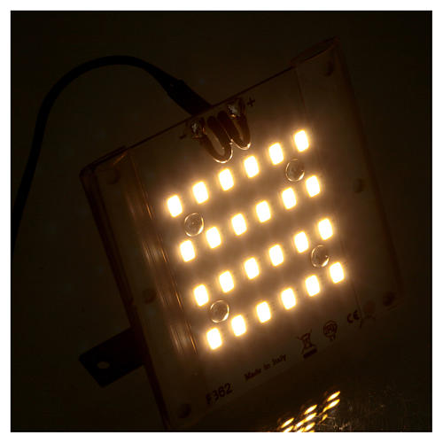 LED-Strahler, warmes diffuses Licht für Überblendungen, 12 V, 7W, für DIY-Krippe 3
