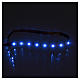 Tira 21 led autoadhesiva 12V luz azul 30 cm para belenes s2