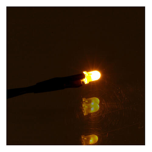 Lâmpada LED 3 mm luz amarela presépio 2